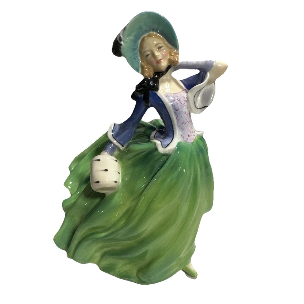 "Autumn Breezes" Figurine ROYAL DOULTON HN 1913, RN #835666 Made In England.